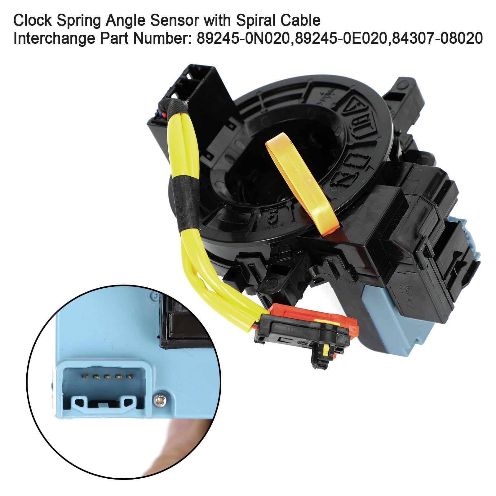 Bailey Clock Spring Angle Sensor With Cable 892450N020 For Toyota