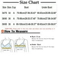 thumbnail image 3 of Wycnly Push Up Bra for Women Comfort Breathable Lace Lace Full Coverage T-shirt Bra Elder Compression Underwire Full Figure Bras Womens Sports Bras Bras, 3 of 7