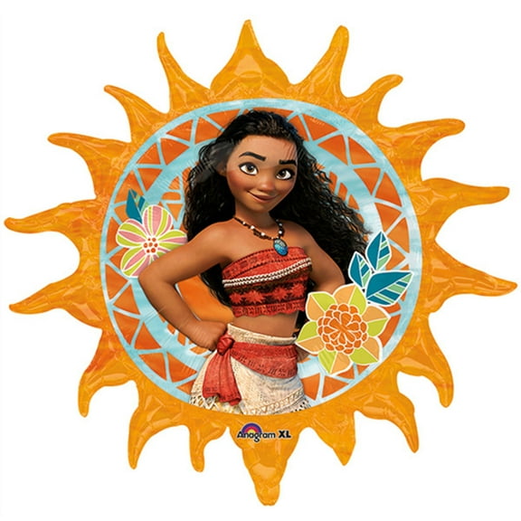 Disney Moana Party Multi-color Latex Balloon