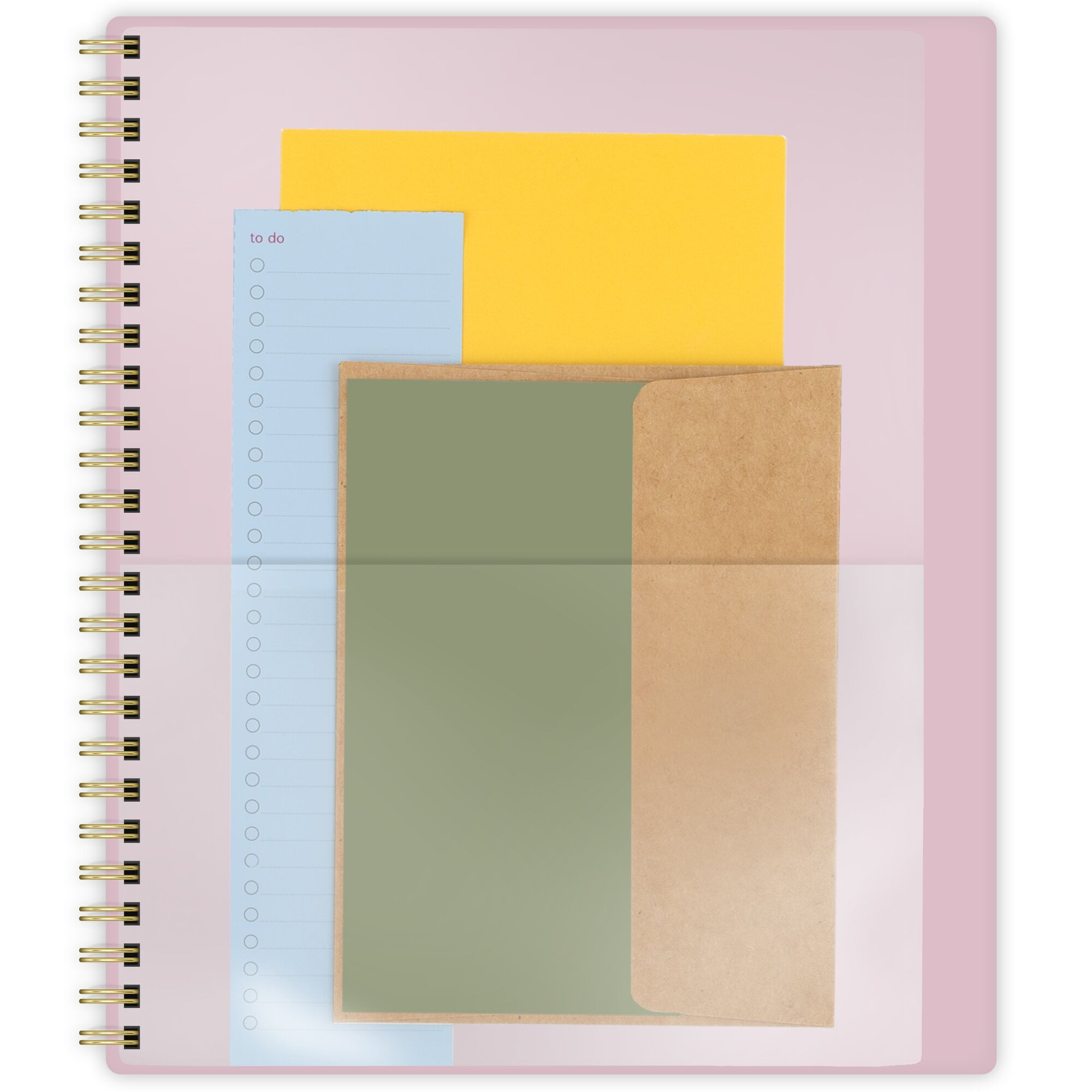 AT-A-GLANCE Harmony 2024 Weekly Monthly Planner Pink Medium 7 x 8 34 - Weekly
