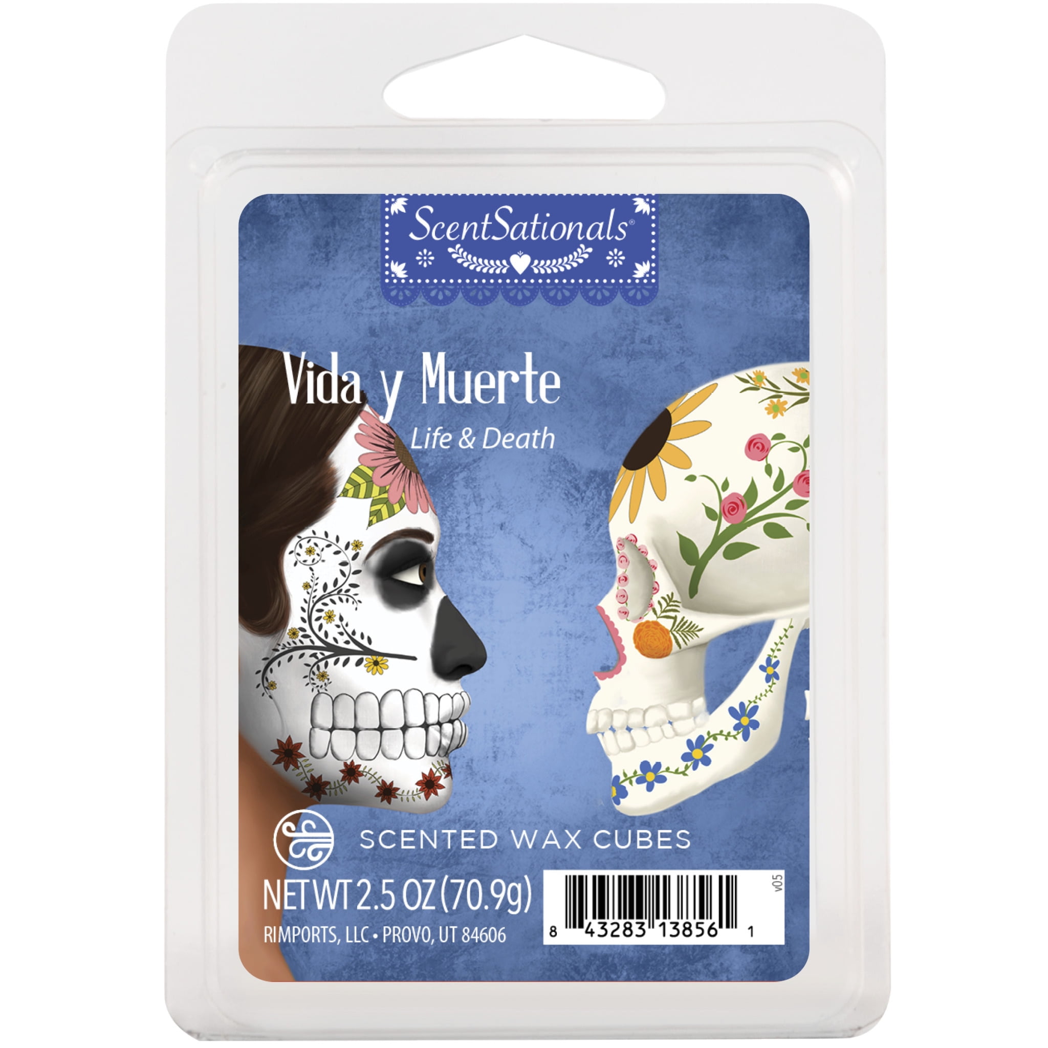 Vida Y Muerte (Life And Death) Scented Wax Melts, ScentSationals, 2.5 oz (1-Pack)