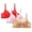 Beige/Pink/Red, variant on 3 Pack Womens Underwire Push up Bras Plus Size Floral Lace Full Coverage Bralettes Unpadded Lifting Seamless Bras Multicolor, 46/105BCD