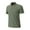 Army Green, variant on Jgppe Men's Wicking Short Sleeve Shirt Summer Golf Shirts Business Pullover Collared Solid Color Quick Dry Tops