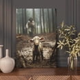 thumbnail image 3 of Jesus and Lamb Canvas Wall Art Jesus Running After Lost Lamb Picture Christian Wall Art Decor Jesus Canvas Print Christian Home Decor Christian Posters Jesus Pictures for Bedroom 12"X16", 3 of 6