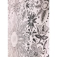 thumbnail image 4 of Tapiz Neasow, poliéster, bohemio, beige, blanco, floral, 150 x 200 cm, 4 of 7