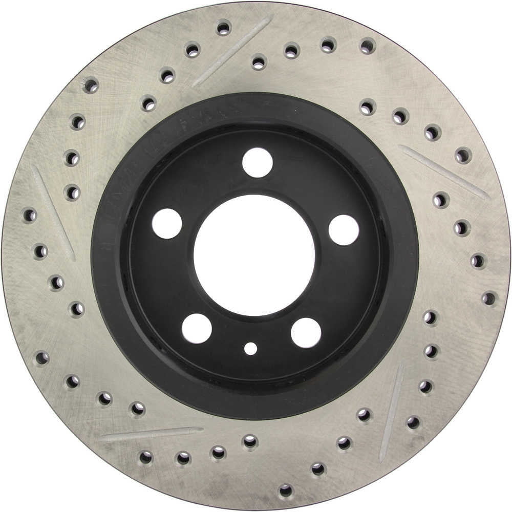 StopTech Slotted & Drilled Sport Brake Rotor Fits select: 2002-2006 VOLKSWAGEN GOLF, 2000-2006 AUDI TT