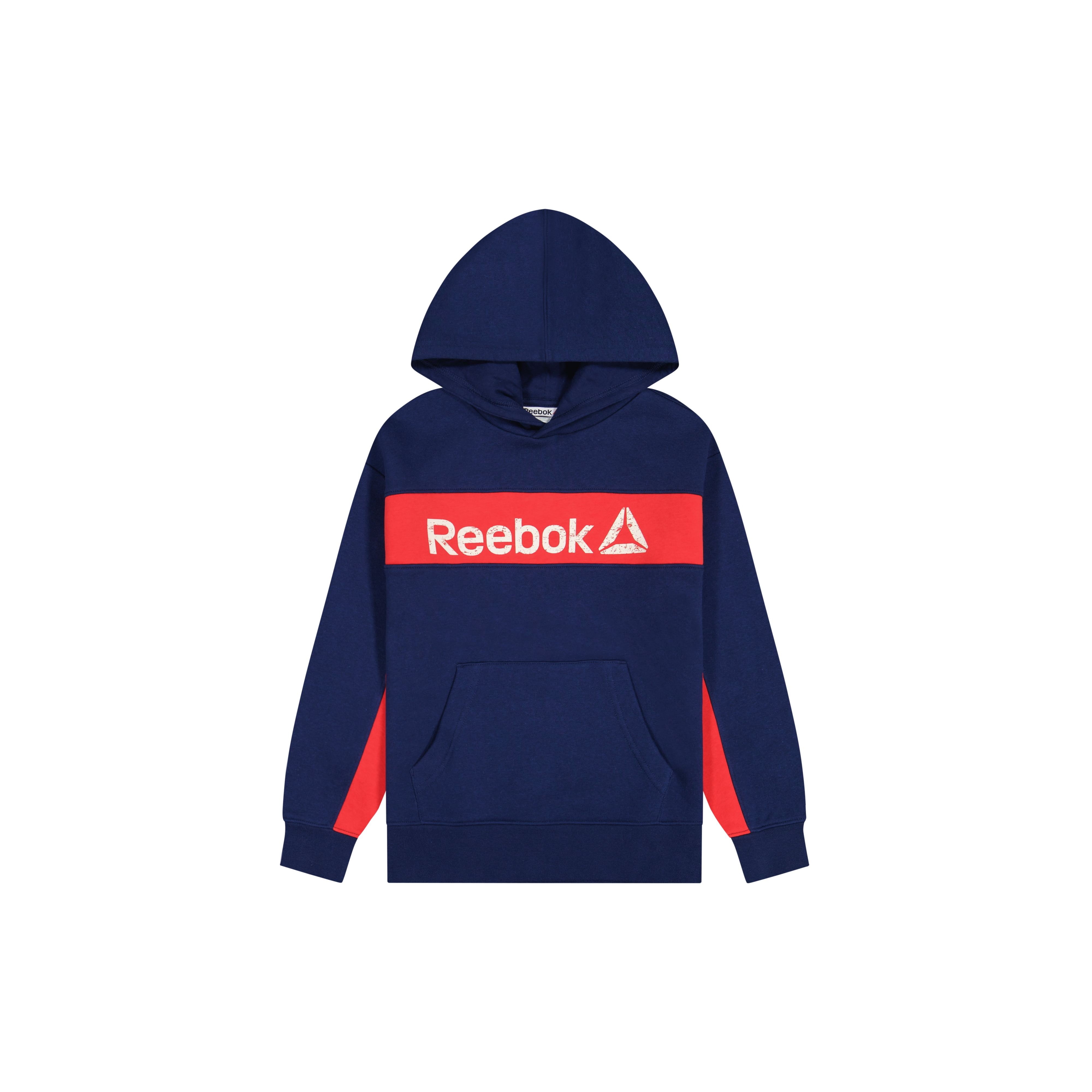 Reebok Boy's Colorblock Fleece Hoodie, Sizes 4-18