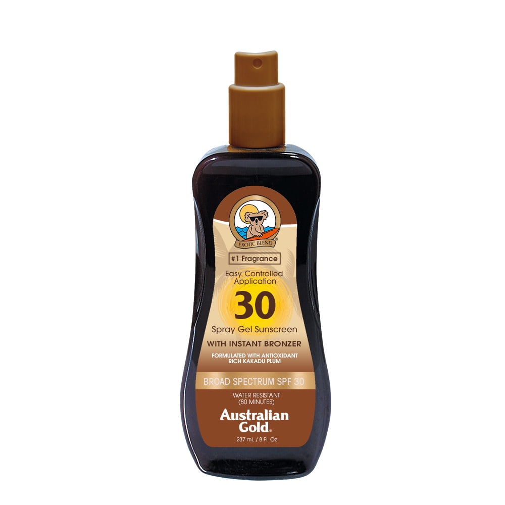 Australian Gold SPF 4 Gel Sunscreen w/ Instant 8 FL OZ Walmart.com