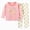 H478-Pink, variant on Pajamas For Kids Little Girls Pajamas Cute Graphic Cotton 2 Piece Train Toddler Sleepwear Fall Winter Clothes Set,Light Pink,6-7 Y