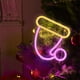 thumbnail image 5 of Decoraciones navideñas, luces decorativas LED navideñas, luces de neón LED, lámpara colgante para fotos, decoración navideña con alimentación USB, luces decorativas de plástico, 5 of 6