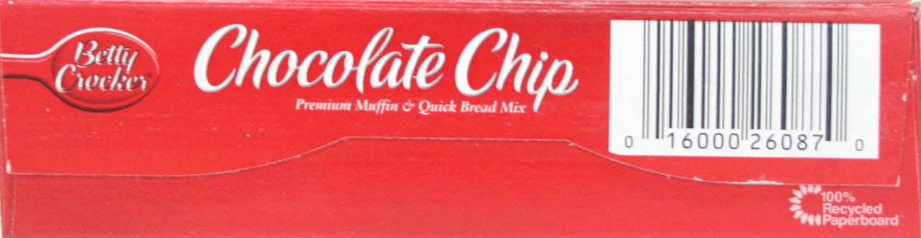Betty Crocker Chocolate Chip Premium Muffin & Quick Bread Mix, 16.4 oz