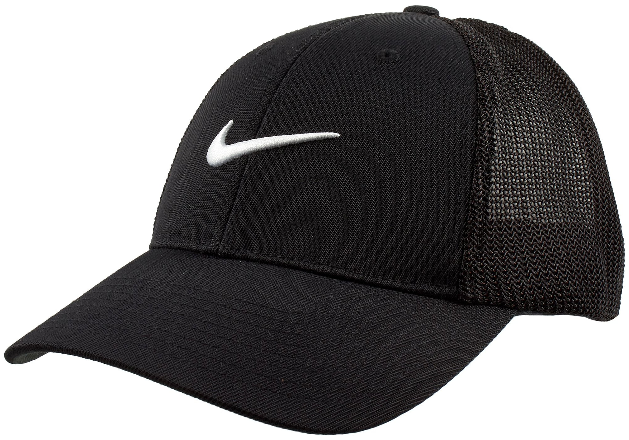 Nike Men's Flex Fit Golf Hat (Black, ML) - Walmart.com - Walmart.com
