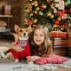 thumbnail image 3 of Paquete de 2 bufandas clásicas para mascotas con estampado de Feliz Navidad y triángulo, decoración de accesorios navideños para mascotas, 3 of 5