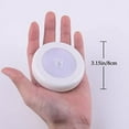 thumbnail image 4 of Lámpara LED inalámbrica de 3 piezas con sensor de movimiento para armario, escalera, pasillo, cocina y dormitorio (carcasa blanca, luz blanca), 4 of 5