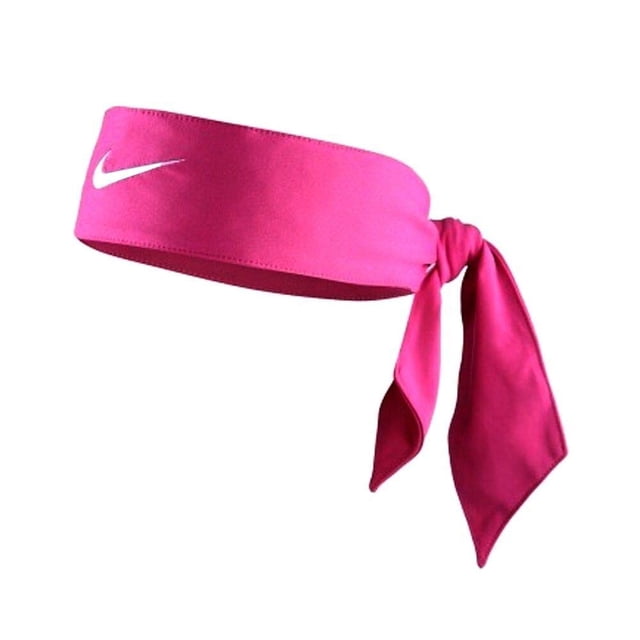 Corbata para la cabeza Nike Dri-Fit 3.0 rosa, ajustable 6,35 cm x 99,06 cm