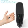 thumbnail image 3 of G10S Voice Remote Control Air Mouse 2.4G Wireless Air Mouse Gyroscope IR Learning Backlight For Tv Box HK1 H96 Max X96 Mini, 3 of 5