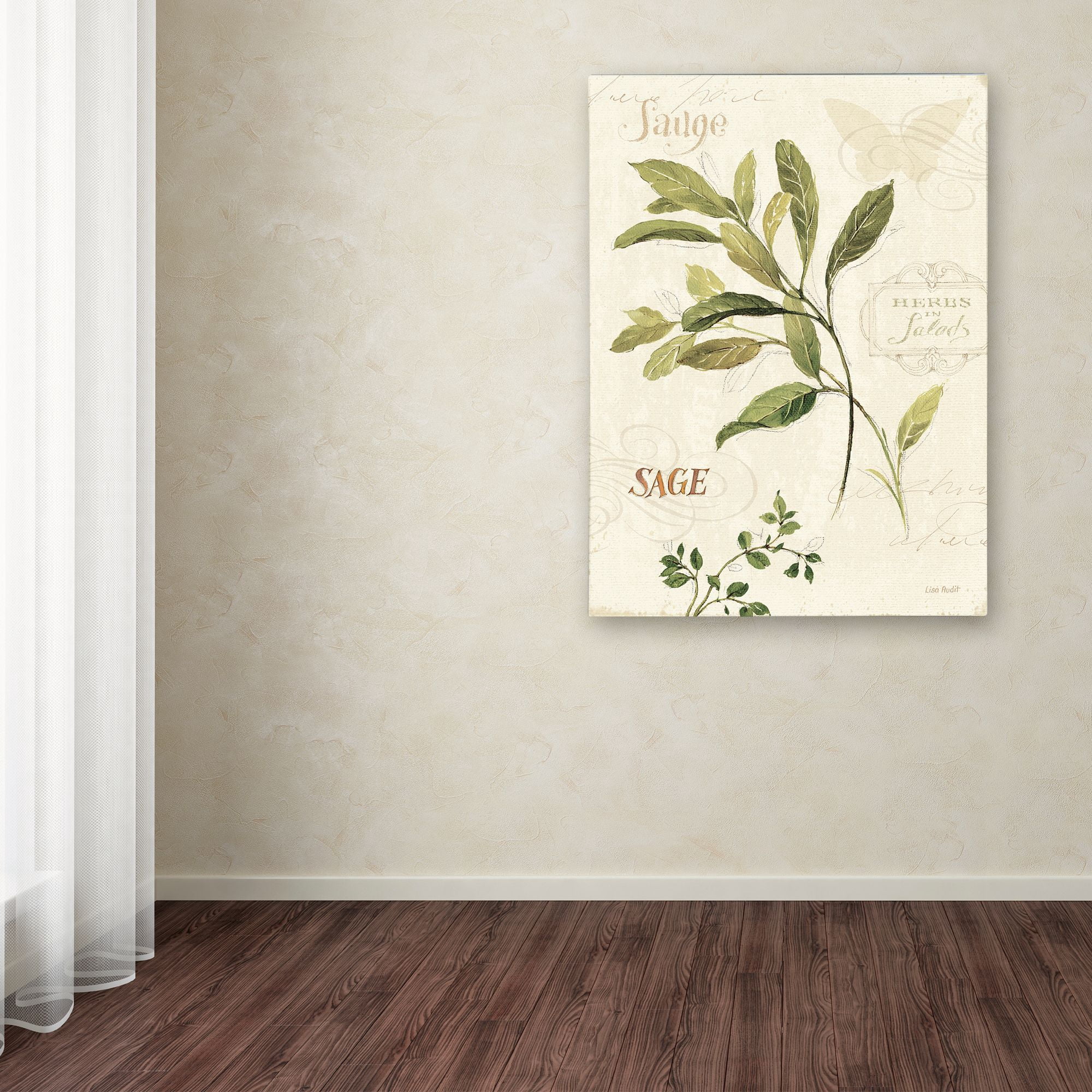 Trademark Fine Art "Aromantique IV" Canvas Art by Lisa Audit