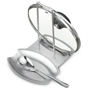 Cook N Home Stainless Steel Spoon and Lid Rest Stand Holder Rack