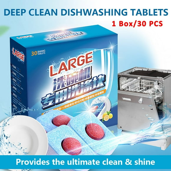 Tuplbcv Dishwasher Powerball Dishwashing Tablets Dish Tabs Fresh Scent Clearance Sale