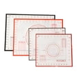 thumbnail image 5 of BPPEG Large Silicone Pastry Mat Extra Thick Non Stick Baking Mat with Measurement Fondant Mat,Counter Mat,Dough Rolling Mat,Oven Liner,Pie Crust Mat, 5 of 7