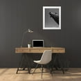 thumbnail image 3 of Larson, Nathan 19x24 White Modern Wood Framed Museum Art Print Titled - King II, 3 of 4