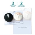 thumbnail image 3 of Tree-Free Greetings Wedding Greeting Card 2 Pack, 100% Recycled Paper, 5 x 7, Sweetest Couple (GT65666), 3 of 5