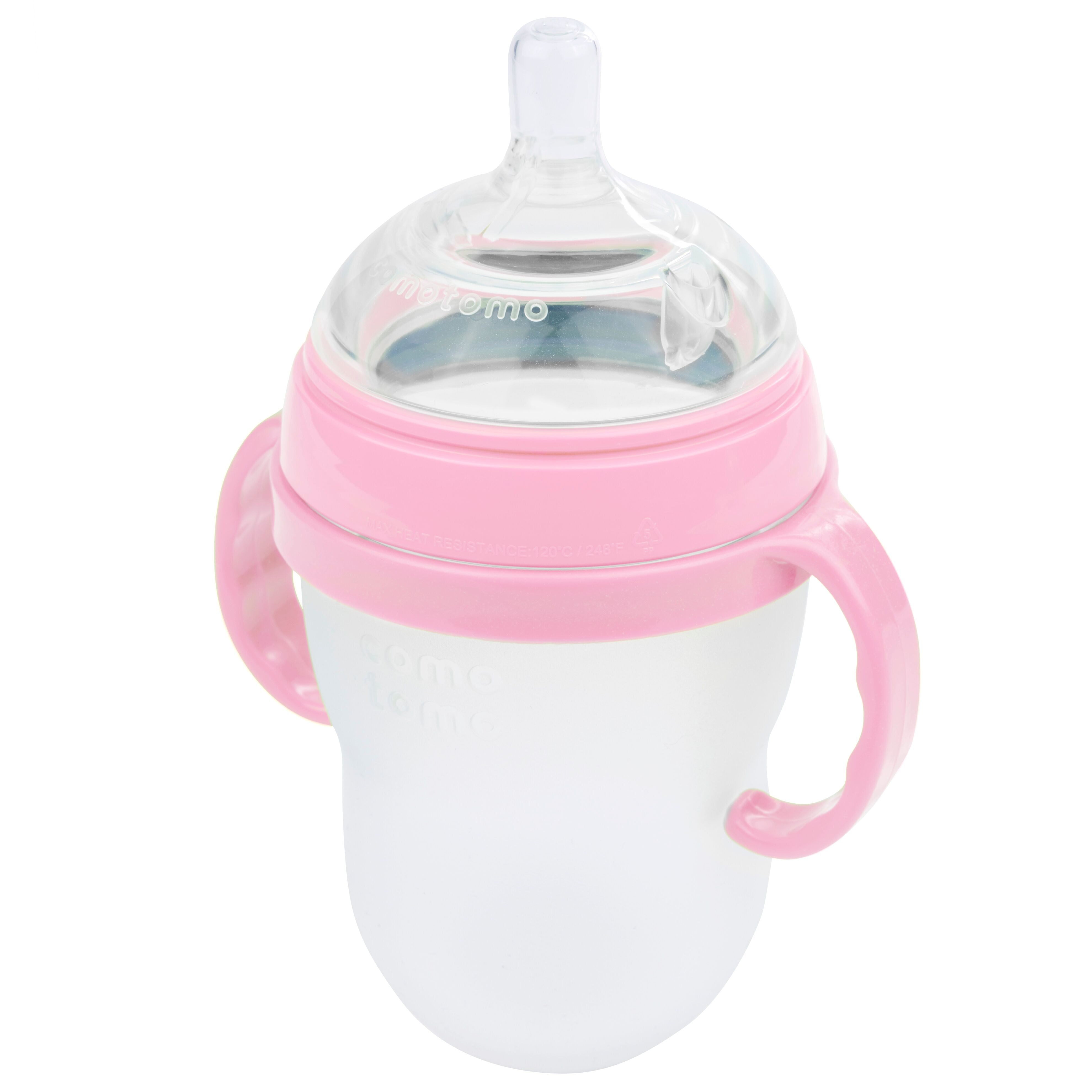 baby feeding bottle with handles