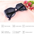 thumbnail image 5 of FEISEDY Oversized round Sunglasses Women Fashion Large Butterfly Sunglasses UV400 Protection B2755, 5 of 14