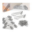 thumbnail image 4 of Universal De Acero Inoxidable Muebles Esquina Conector 20 Belug Plateado, 4 of 5