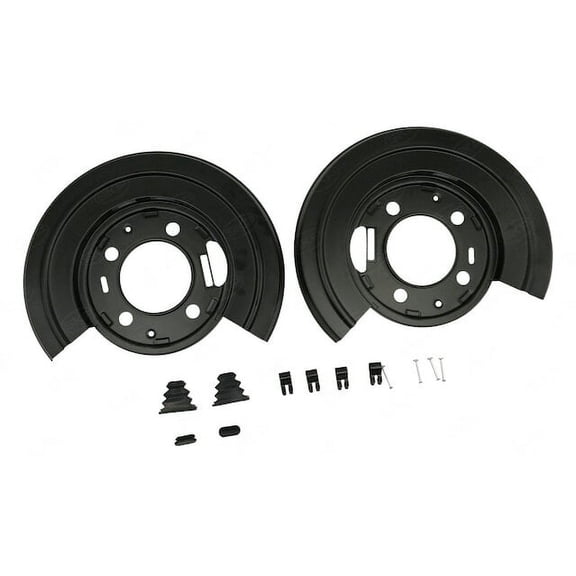 Rear Brake Backing Plate - Compatible with 1999 - 2015 Ford F-350 Super Duty 2000 2001 2002 2003 2004 2005 2006 2007 2008 2009 2010 2011 2012 2013 2014