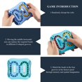 thumbnail image 3 of 3 Pieces Rotating Magic Bean Fingertip Toy Decompression Rotating Magic Bean Stress Relief Toy for Over 14 Year Old Intelligence Fingertip Educational Toys, Blue, Red, and Green, 3 of 7