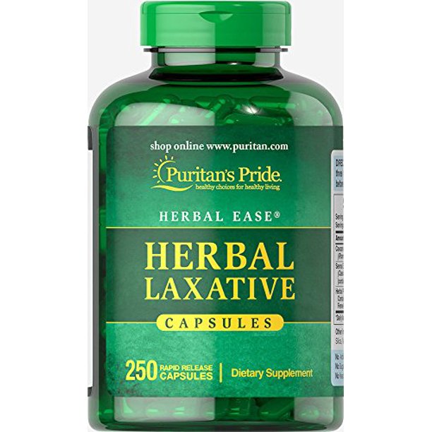 Puritans Pride Herbal Laxative250 Capsules, 250 Count