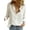 White, variant on GRNSHTS Women Long Sleeve V Neck Baggy Loose Cotton Tops T Shirts Plus Size Ladies Thin Button Linen Tunic Blouse Loose Slim Fit OL Office Work Tee Tops Shirt