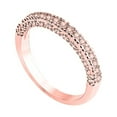 thumbnail image 2 of CILENON Diamond Ring Fashion Trend Rose Gold Full Diamond Zircon Ring Ladies Jewelry Jewelry for Women Engagement Ring Gold Plated Rings(Rose Gold,10), 2 of 2