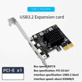 thumbnail image 2 of PCIe to Type-C PCI Express PCI-E 1X to USB3.2 TYPE-C Expansion Card, 2 of 5