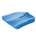 thumbnail image 2 of Gel Seat Cushion, Gel Seat Cushion for Long Sitting, Thick Extra Large Cooling Gel Chair Cushion, Soft Pressure Relief Honeycomb Seat Pad with Non-Slip Cover for Wheelchair Desk Car Seat, 2 of 7