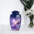 thumbnail image 7 of Star Galaxy Funeral Urn For Adult Man And Woman, Purple Urn For Human Ashes Adult Female Mom, 1 Large & Small Urns Male Set Of 4, Blue Cremation Urns For Human Ashes For Male And Female, 10&3 Inch, 7 of 7