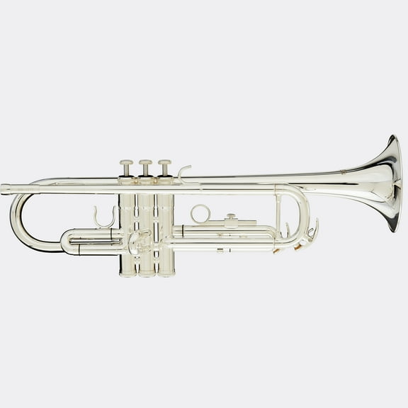 Blessing Standard Series Bb Trumpet, .460 Bore, Silver-Plate, Outfit