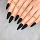 thumbnail image 5 of 24 uñas postizas mate de color puro, de longitud media, con forma de estilete y almendra, para manicura de dedos artificiales para mujeres y niñas (negro), 5 of 5