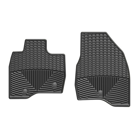 WeatherTech All-Weather Floor Mats compatible with 2017-2019 Ford Explorer - 1st Row (Driver & Passenger), Black