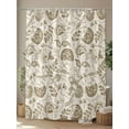thumbnail image 4 of Fsddascl Vintage Spring Floral Shower Curtain Set - Small 36" x 72" Washable Bathtub Curtain with 12 Hooks, Summer Botanical Farmhouse Waterproof Fabric Stall Shower Curtains for Bathroom/Bathtub, 4 of 6
