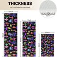 thumbnail image 4 of Purple Mushroom Black Pattern Kitchen Rugs Sets Of 3,Kitchen Runner Rugs Non Skid Washable,Decorative Kitchen Floor Mats for Kitchen,Sink,Laundry,17"x30"+ 17"x47" + 17"x59", 4 of 6