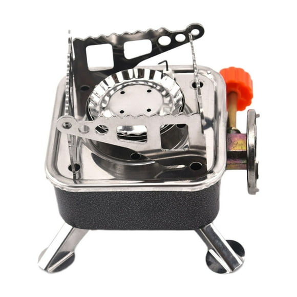 Portable Gas Stove, Outdoor Mini Stove Gas Stove Portable Folding Cassette Stove Camping Stove Picnic Utensils