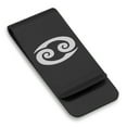 thumbnail image 1 of Stainless Steel Cancer Zodiac Sign (Crab) Classic Slim Money Clip Credit Card Holder, 1 of 2