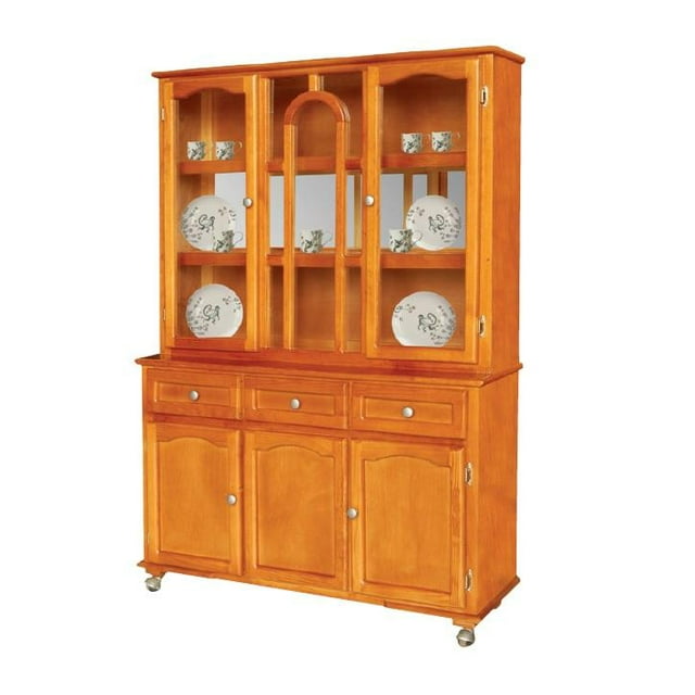 Vitrina Kessa Muebles Venecia Nogal