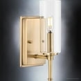 thumbnail image 4 of Luxury Contemporary Wall Sconce, 11.5H x 4.75W, with Luxe Industrial Style, Olde Brass, UHP4224 by Urban Ambiance, 4 of 5