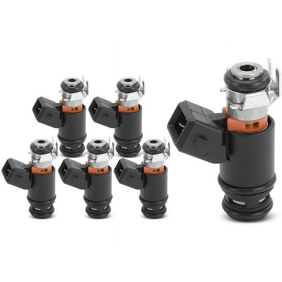 Fuel Injector Kit 6 - Compatible with 1999 - 2001 Volkswagen Jetta 2.8L V6 Naturally Aspirated 2000