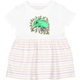 thumbnail image 3 of Inktastic Tiny, Cute Chameleon Girls Baby Dress, 3 of 5