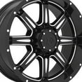 thumbnail image 4 of 20x9 Gear Off Road 726BM Big Block Blk Mill Wheel 6x135/6x5.5 (18mm), 4 of 5