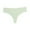 Mint Green, variant on Women's Seamless Thong Panties, Plus Size Invisible G-String, Breathable Low Waist Sports Underwear